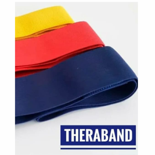 Kit Theraband 3 Bandas Elásticas Circulares Tiraband